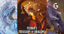 Dungeons and Dragons Fizbans Treasury of Dragons Alternate Cover D&D WOC-C92750000