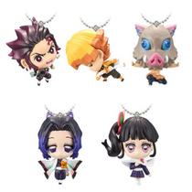 Bandai Hobby Demon Slayer SD Mascot Mini Figure Keychain 1 Pack Random Assortment Official Anime Merchandise BAN55126