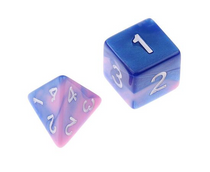 7 pack Polyhedral dice set Assorted colors