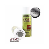 The Army Painter Color Primer, Plate Mail Metal, 400 ml, 13.5 oz and Color  Primer, Uniform Grey, 400 ml, 13.5 oz - Acrylic Spray Undercoat 