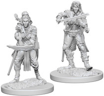 Paizo Dungeons and Dragons Elf BardPathfinder Deep Cuts Unpainted s Wave 4 Elf Female Bard Miniature D&D WZK72611