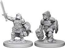 Dungeons and Dragons Wizkids Dwarf Paladin Nolzurs Marvelous Unpainted s Wave 3 Dwarf Female Aasimar Paladin Miniature D&D WZK72631