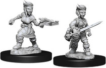 Paizo Dungeons and Dragons Halfling RoguePathfinder Deep Cuts Unpainted s Wave 8 Female Halfling Rogue Miniature D&D WZK73695