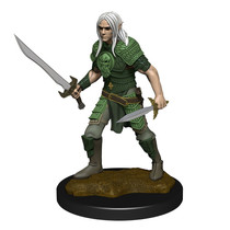 Dungeons and Dragons Wizkids Elf Fighter Nolzurs Marvelous Unpainted s Elf Fighter Male Miniature D&D WZK90169