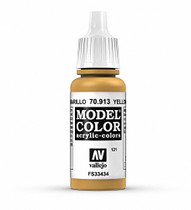 Vallejo Model Color Yellow Ochre Non Toxic Paintss 17ml VAL-70913