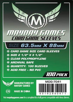 Mayday Game Card Sleeves 2 1/2 X 3 1/2 (100 Pack)
