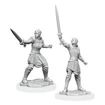 Wizkids Dungeons And Dragons Human Fighter Critical Role Unpainted S W1 Dwendalian Empire Miniature D&D WZK90386