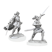 Wizkids Dungeons And Dragons  Halfelf Paladin Critical Role Unpainted s W1 Xhorhas Paladin Miniature D&D WZK90390