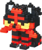 Nanoblock Litten Mini-Collection Pokemon Series Building Set