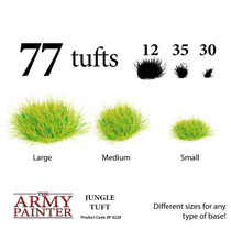 The Army Painter Battlefield Jungle 77 Tuft in 3 SIzes TAP BF4228