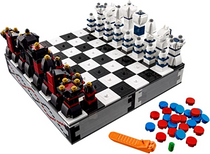 LEGO (40174) Chess Set 2 in one Includes a Buildable Chessboard and Buildable Playing Pieces (1,400 Pieces)