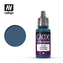 Vallejo Game Color Heavy Blue X-Opaque Non Toxic Acrylic Paints 17ml VAL-72143