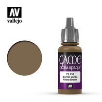 Vallejo Game Color Heavy Brown X-Opaque Non Toxic Acrylic Paints 17ml VAL-72153