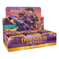 Magic The Gathering Dominaria United Set Booster Box | 30 Packs + Box Topper Card (361 Magic Cards)