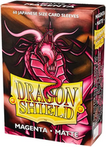 Dragon Shield Arcane Tinman Japanese Size Matte Finish Magenta Color Card Sleeves 60ct AT-M11126