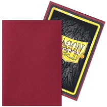 Dragon Shield Japanese Size Matte Finish Blood Red Color Gaming Card Sleeves 60ct AT-M11150