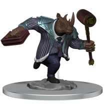 Wizkids Dungeons And Dragons Magic The Gathering Unpainted Miniatures Freelance Muscle And Rhox Pummeler WZK90564