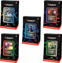 Magic the Gathering CCG. Commander Starter Beginner Decks Carton of (5)
