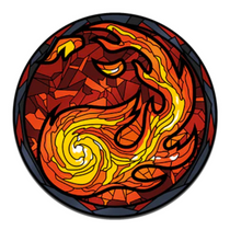Pin MTG Stained Glass- Mountain Limited Edition AR Pin PINMTG063