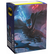 Dragon Shield Brushed Art Batman Protective  Standard Size Card Sleeves 100ct  AT-M16066