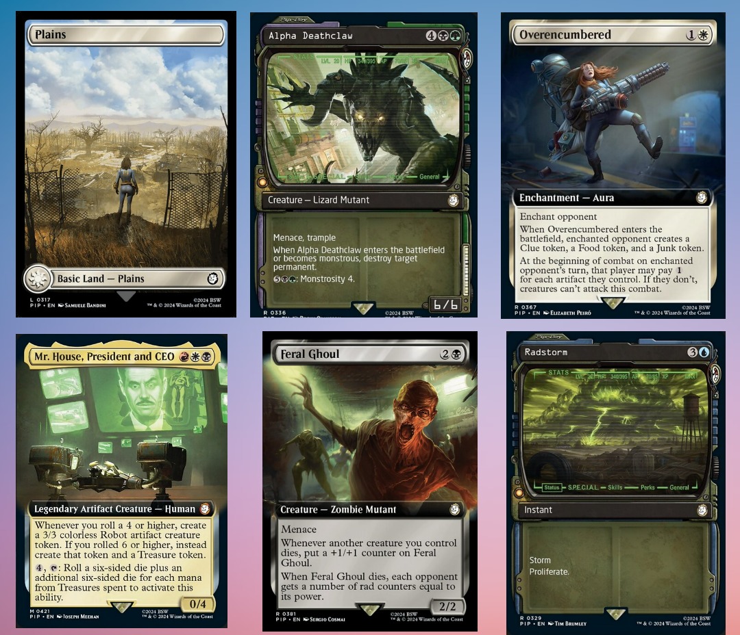 Magic The Gathering Universes Beyond Fallout - Saga Concepts