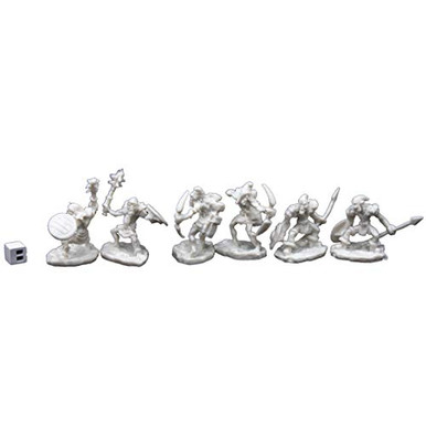 Reaper Bones Goblins Miniatures - Pack Of 6 Unpainted 25mm Fantasy RPG Figures