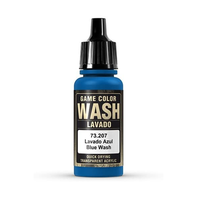 Vallejo Game Color Wash Blue – 17 Ml, Acryl-Waschfarbe Für Miniaturen & Modelle
