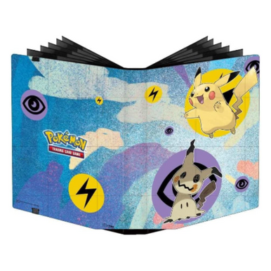 Ultra Pro | Pokemon Pikachu & Mimikyu 9-Pocket Folder | Trading Card Accessory | Ages 6+, Black