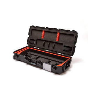 "NANUK 991 Bow Case closed – waterproof, crushproof hard case with wheeled base and PowerClaw latches"