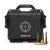 "NANUK 908 Waterproof Ammo Case in black closed – rugged NK-7 resin shell with PowerClaw latches and carry handle"