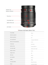 50mm f/1.05 Full Frame Lens for Canon R