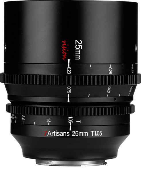 25mm T/1.05 Vision Series Cine Lens