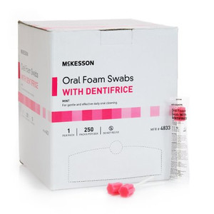 ORAL SWABSTICK WITH DENTIFRICE 250/BOX