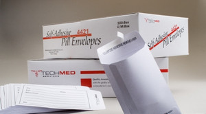 Pill Envelope 3-/2 X 2-1/4 Inch ENVELOPE, PILL SELF ADHES 3 1/2"X2 1/4" (500/BX)