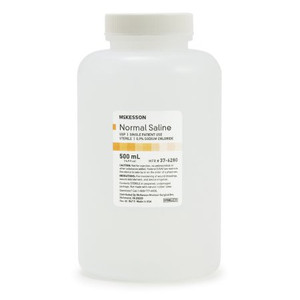 SALINE, IRR SOL 0.9% 500ML (18/CS)