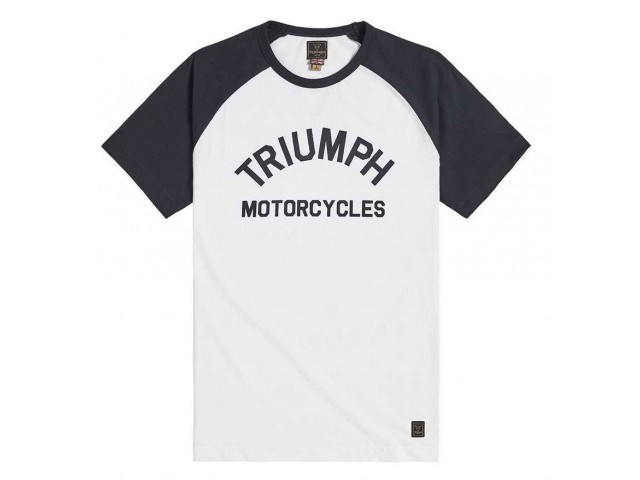 TRIUMPH MOTORCYCLES Tシャツ Mサイズ T-shirt triumph saltern wit zwart /xxl