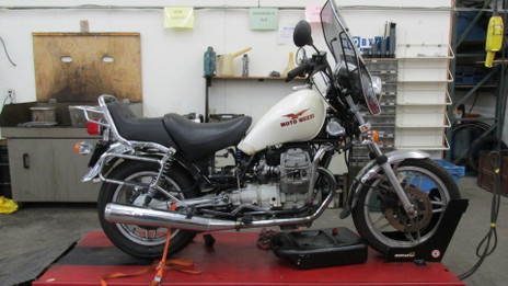 In Onderdelen: Moto Guzzi V35 Florida 1991 42.258Km