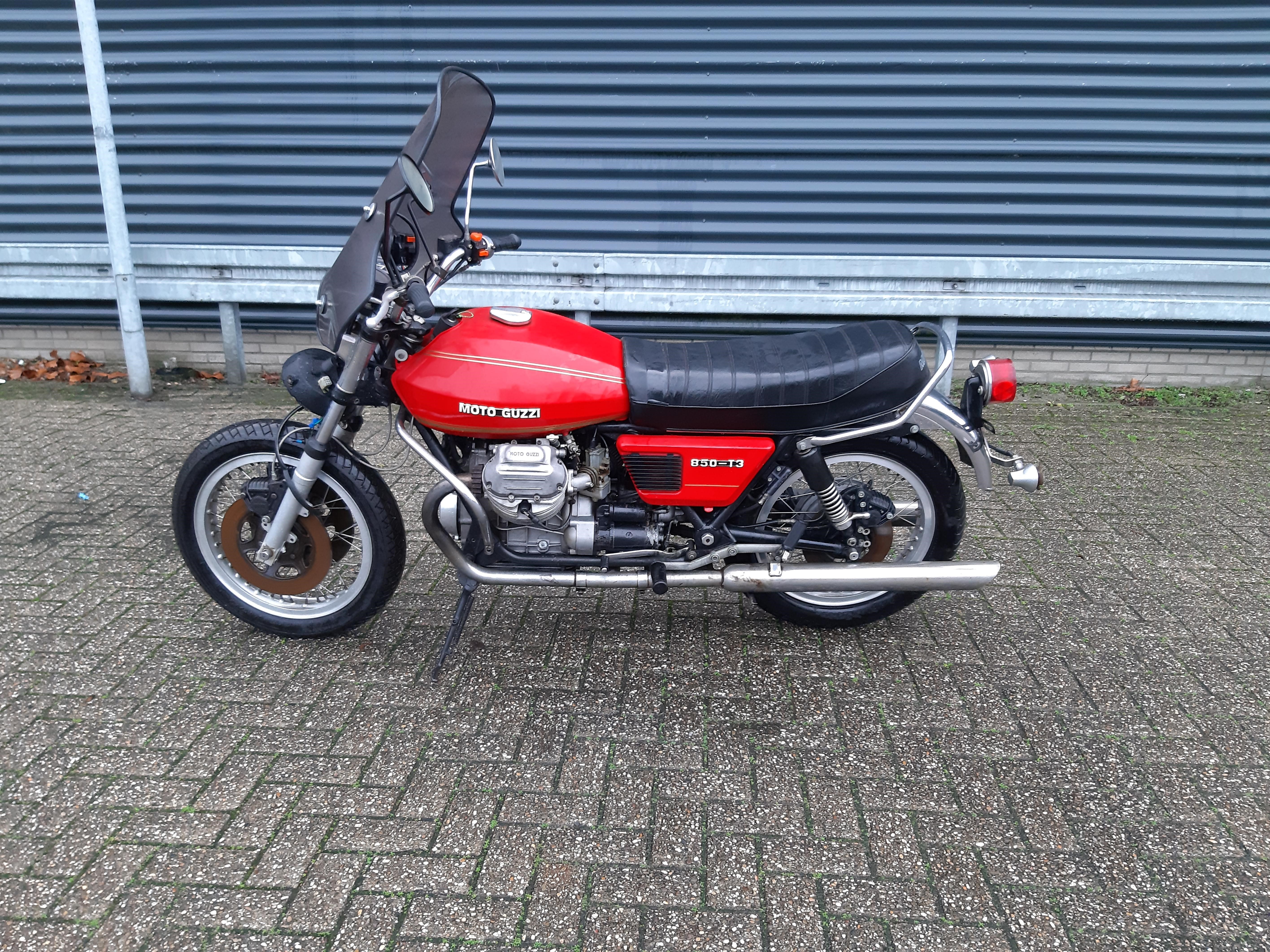 In Onderdelen: Moto Guzzi 850 T3 1976 16.599Km In Onderdelen: Moto Guzzi 850 T3 1976 16.599Km