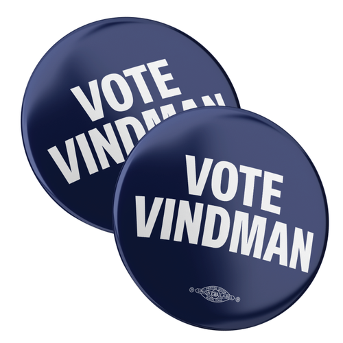 Vote Vindman (2.25" Pin-Back Button -- Pack Of Two!)