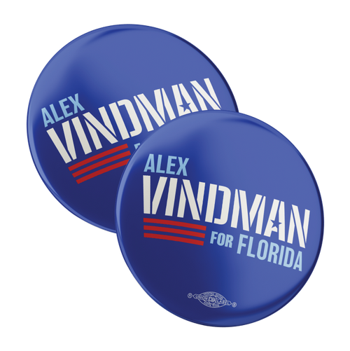 Alex Vindman - Blue (2.25" Pin-Back Button -- Pack Of Two!)