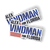 Alex Vindman - White (4.6" x 2.5" Vinyl Sticker -- Pack of Two!)