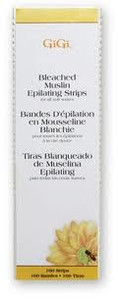 GiGi Large Bleached Muslin Strips - 100 Pack