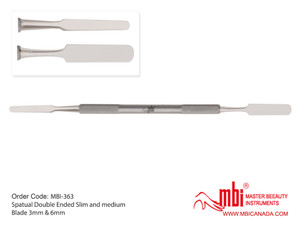 Double Ended Slim & Medium Blade Spatula