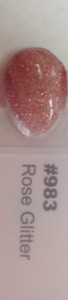 Gel Polish - Rose Glitter #983 1/2 oz