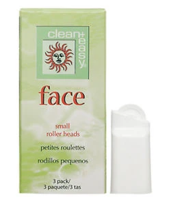 Clean & Easy Small Facial Roller Heads - 3 Pack