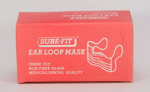 Ear Loop Mask 3 Ply - Pink