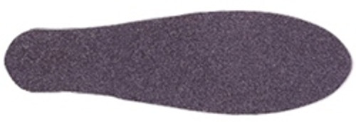 For use with the Stainless Pedicure File. Pack of 50 abrasive papers medium grit. (single paper shown)
