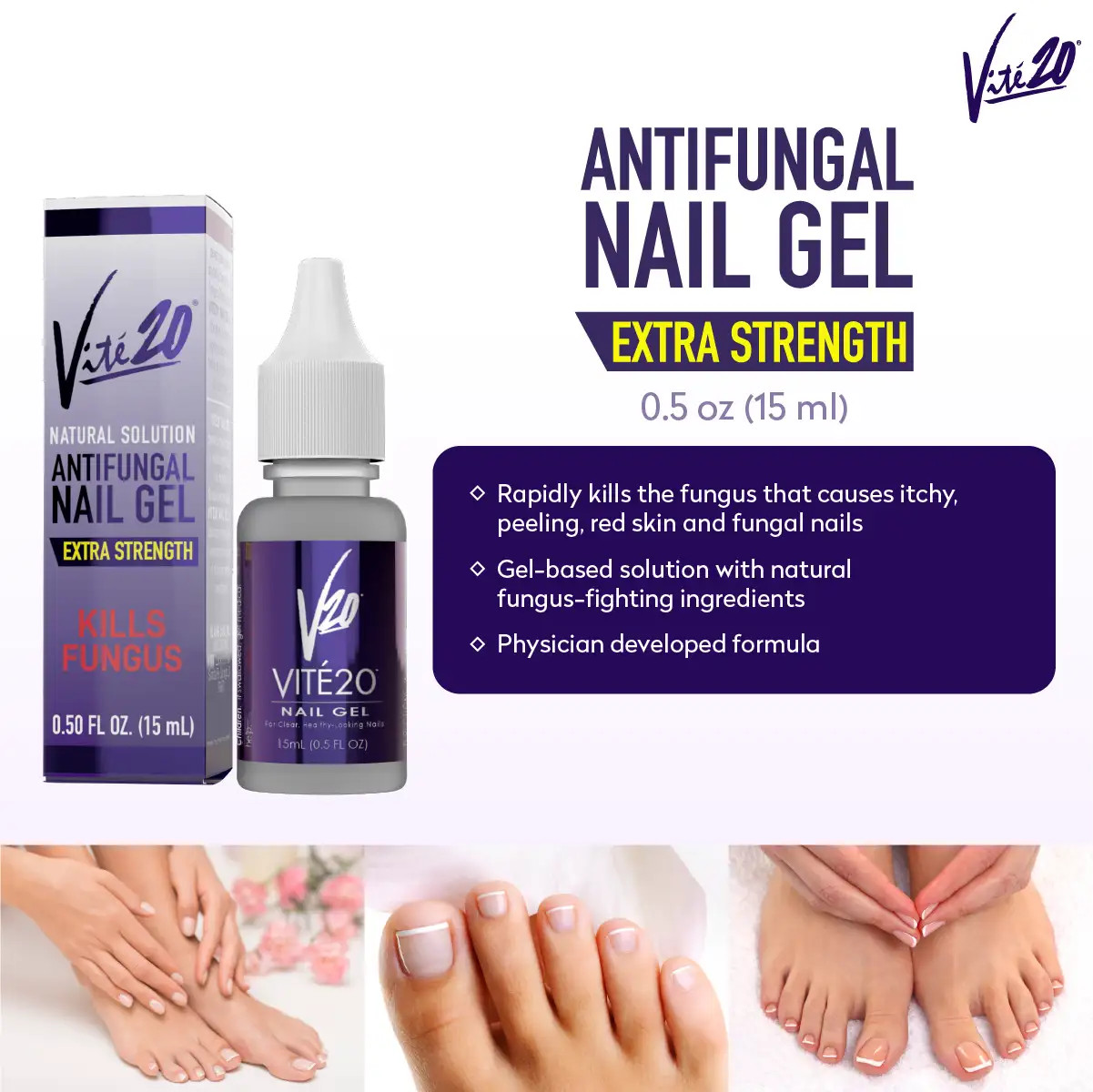 Vite 20 Antifungal Gel Nail Depot