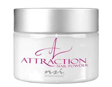 NSI Attraction Nagelpulver 'Radiant White' – 40 G Weiß-Pulver Für Acryl- Oder Gelnagelverlängerungen