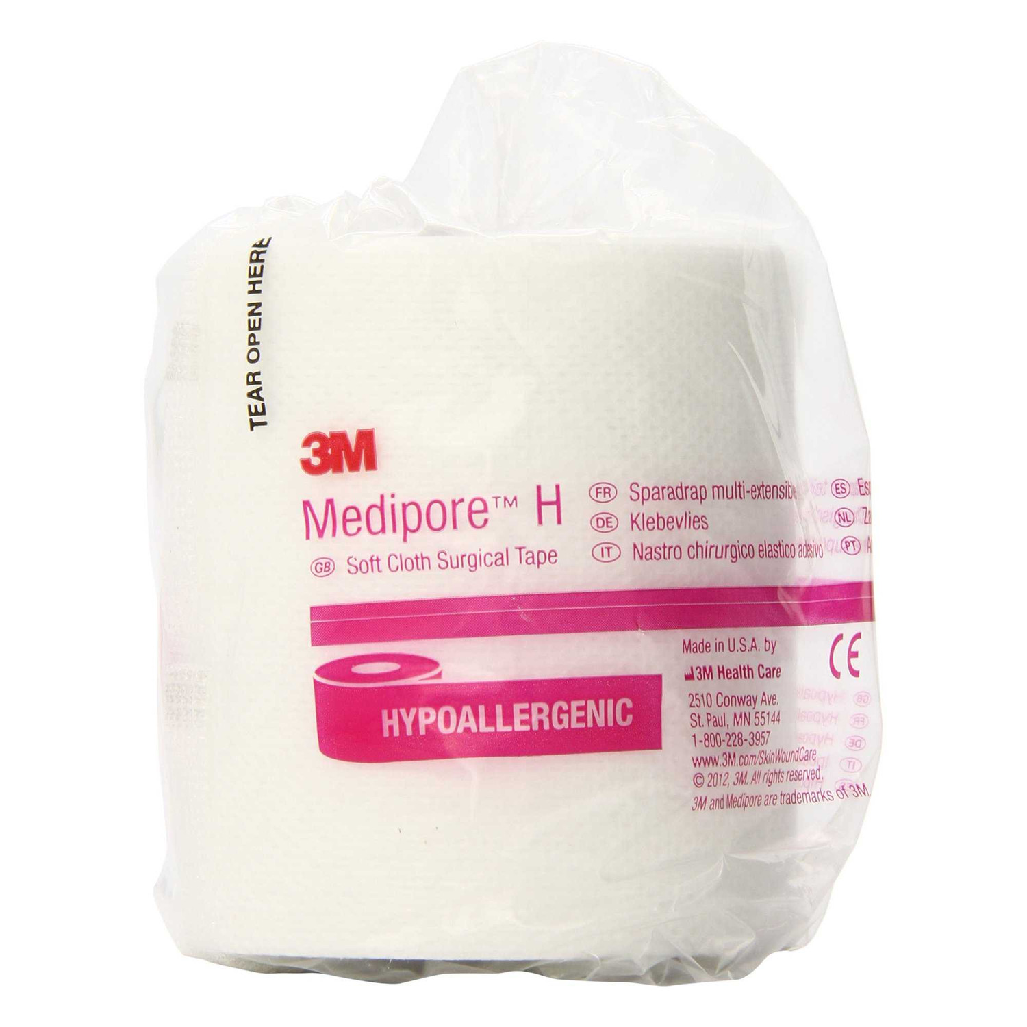  3M MEDIPORE H Soft Cloth Surgical Tape : Health & Household